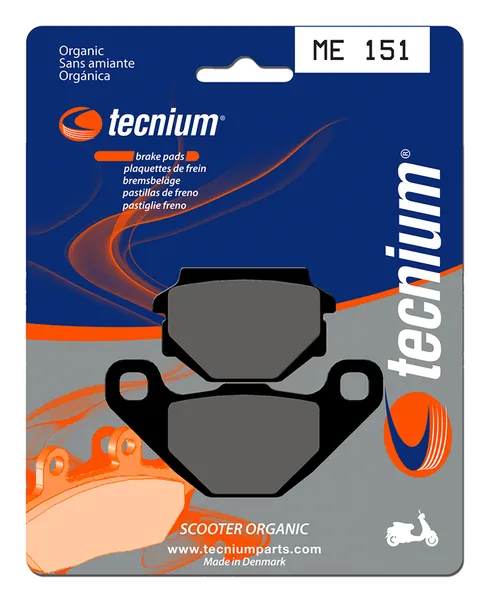 Pastillas de freno Tecnium Scooter orgánicas ME151
