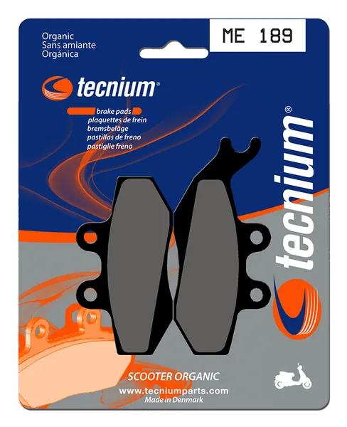 Pastillas de freno Tecnium Scooter orgánicas ME189