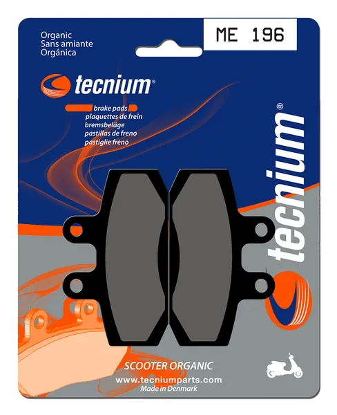 Pastillas de freno Tecnium Scooter orgánicas ME196