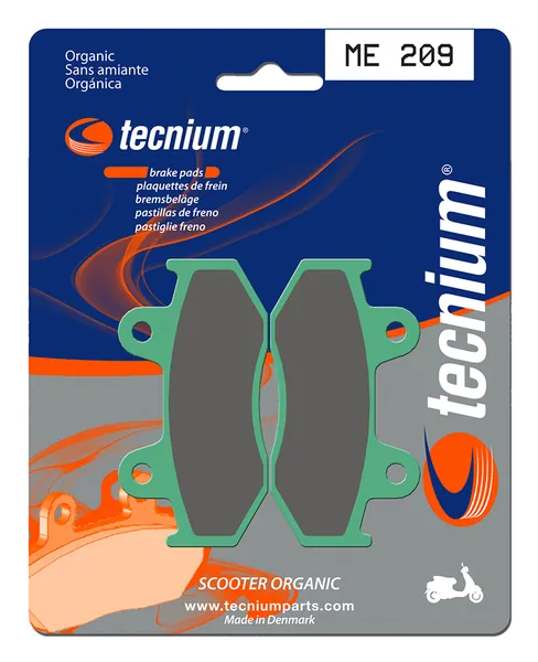Pastillas de freno Tecnium Scooter orgánicas ME209