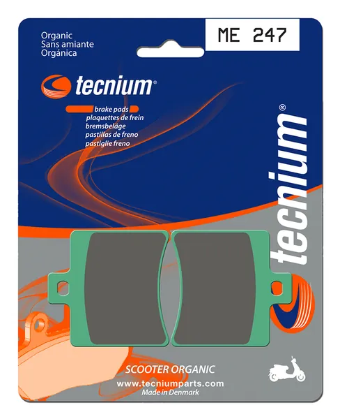 Pastillas de freno Tecnium Scooter orgánicas ME247