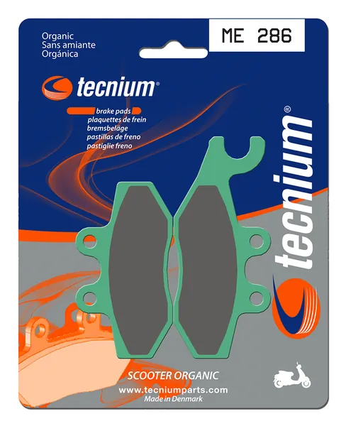 Pastillas de freno Tecnium Scooter orgánicas ME286