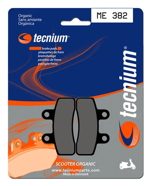 Pastillas de freno Tecnium Scooter orgánicas ME382