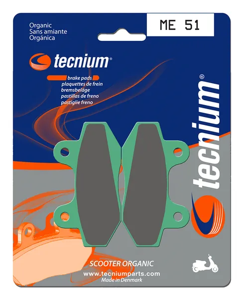 Pastillas de freno Tecnium Scooter orgánicas ME51