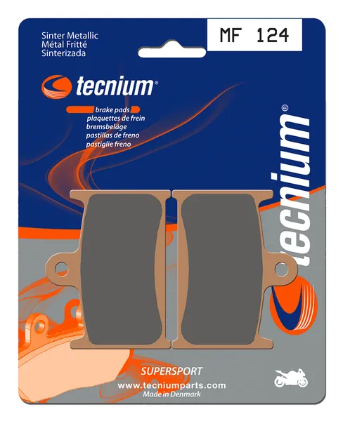 Pastillas de freno Tecnium MF124 Sinterizadas