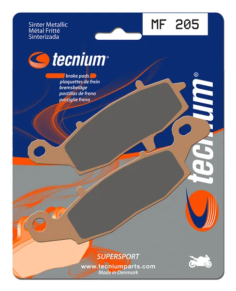 Pastillas de freno Tecnium MF205 Sinterizadas