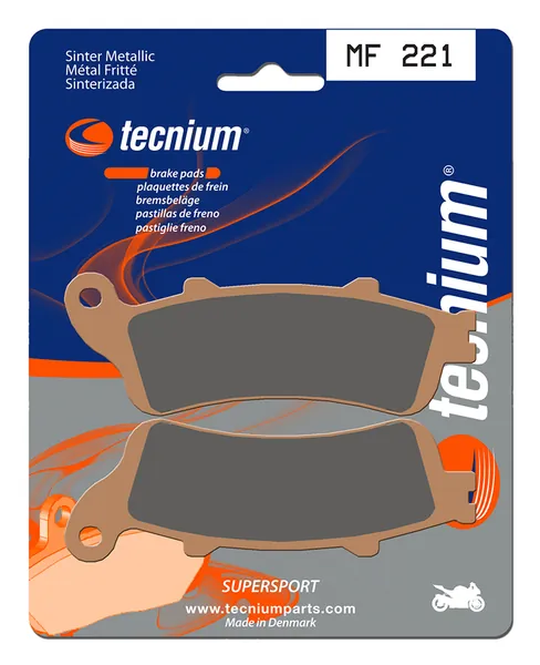 Pastillas de freno Tecnium MF221 Sinterizadas