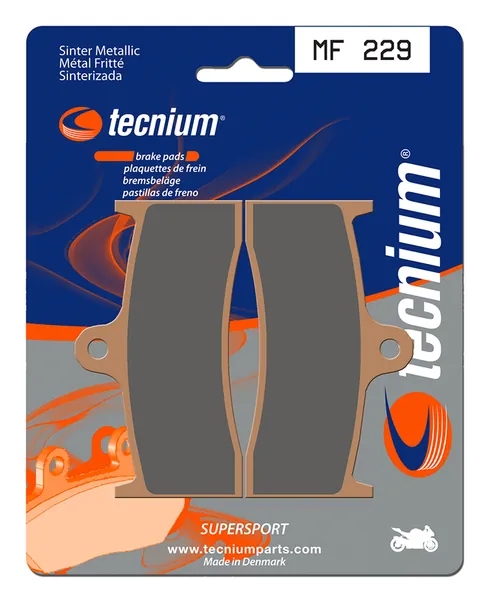 Pastillas de freno Tecnium MF229 Sinterizadas