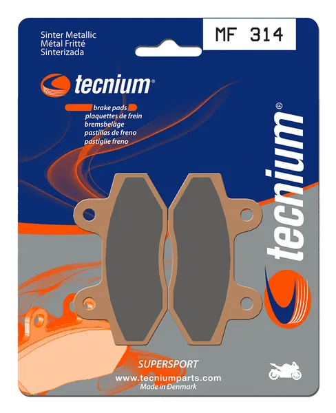 Pastillas de freno Tecnium MF314 Sinterizadas