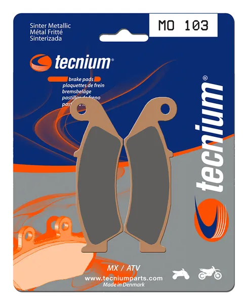 Pastillas de freno Tecnium MO103 Sinterizadas