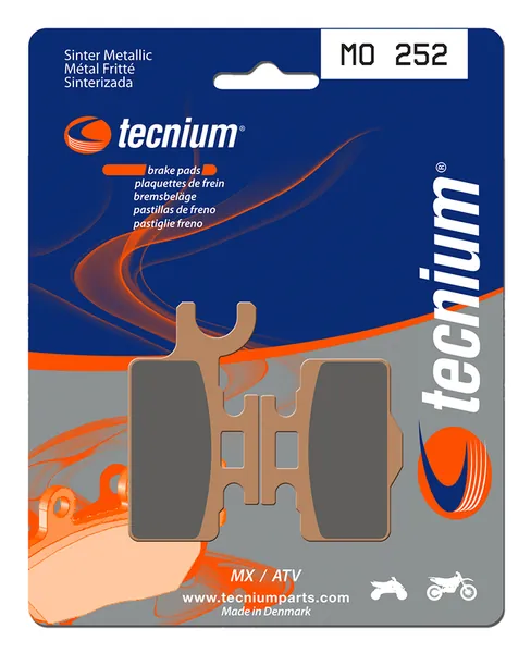 Pastillas de freno Tecnium MO252 Sinterizadas