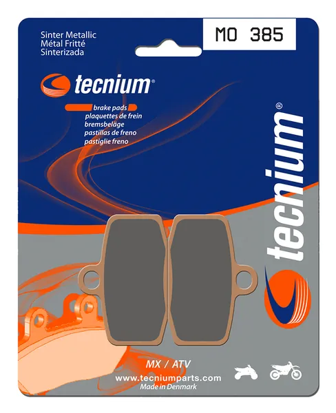 Pastillas de freno Tecnium MO385 Sinterizadas