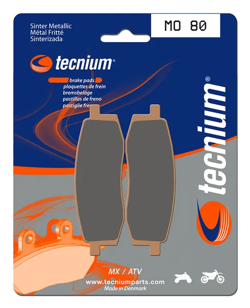 Pastillas de freno Tecnium MO80 Sinterizadas
