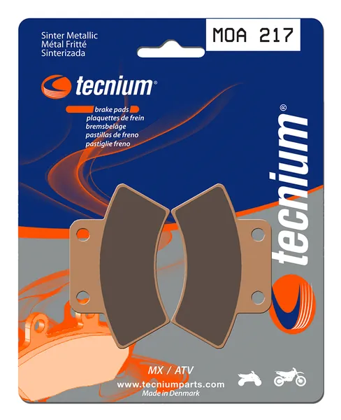 Pastillas de freno Tecnium MOA217 Sinterizadas