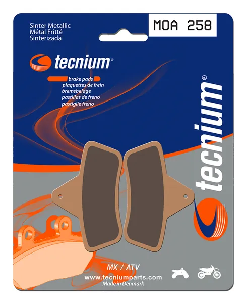 Pastillas de freno Tecnium MOA258 Sinterizadas