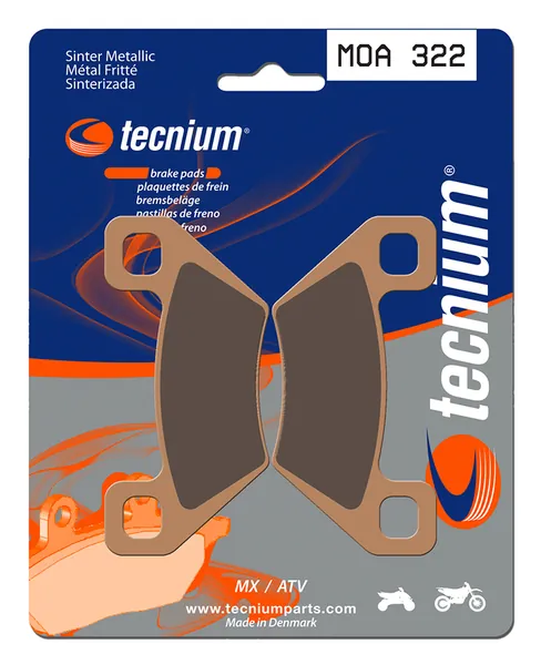 Pastillas de freno Tecnium MOA322 Sinterizadas