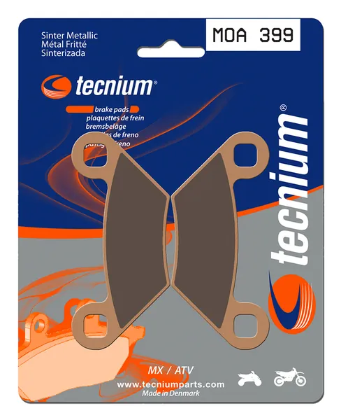 Pastillas de freno Tecnium MOA399 Sinterizadas ATV c/disco acero normal