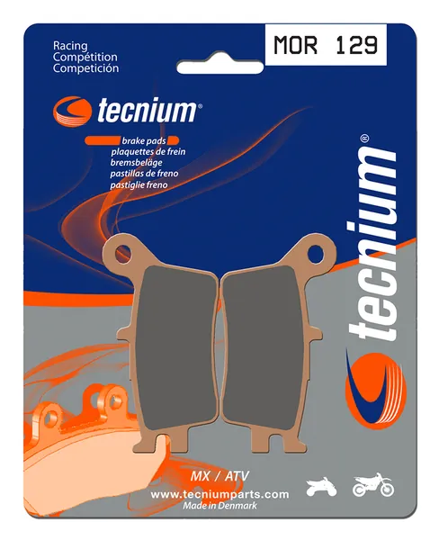Pastillas de freno Tecnium MOR129 Sinterizadas