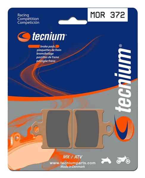 Pastillas de freno Tecnium MOR372 Sinterizadas