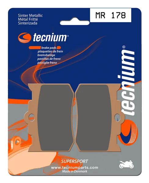 Pastillas de freno Tecnium MR178 Sinterizadas deportivas