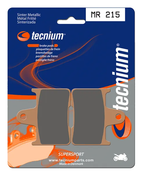 Pastillas de freno Tecnium MR215 Sinterizadas