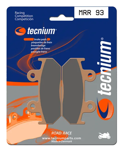 Pastillas de freno Tecnium MRR93 Sinterizadas competición