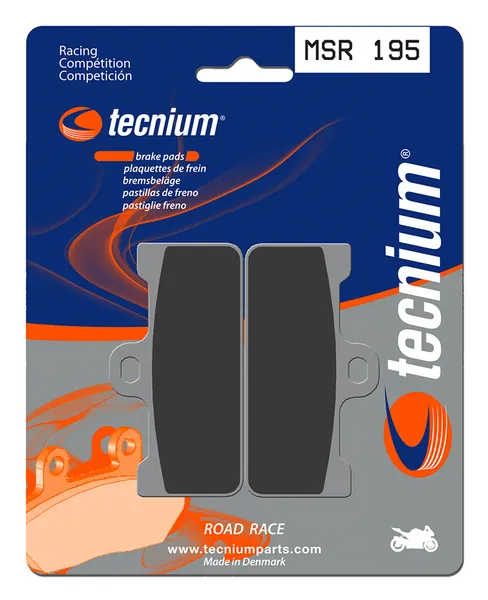 Pastillas de freno Tecnium MSR195 Sinterizadas competición profesional