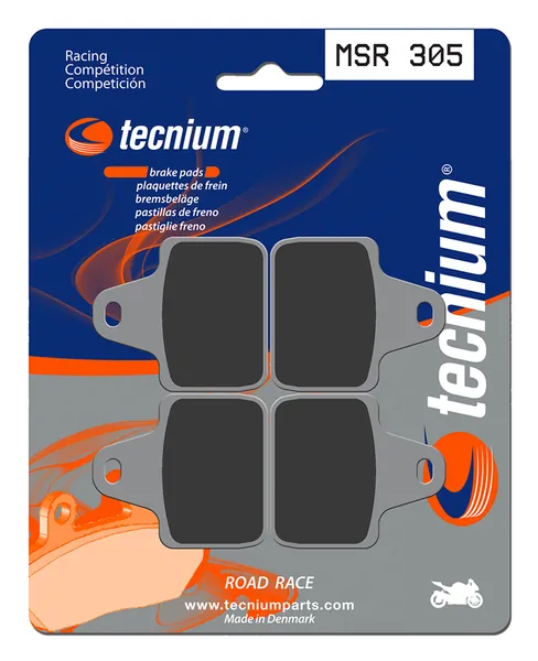 Pastillas de freno Tecnium MSR305 Sinterizadas competición profesional