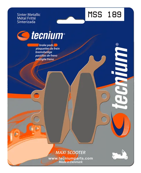 Pastillas de freno Tecnium MSS189 Sinterizadas