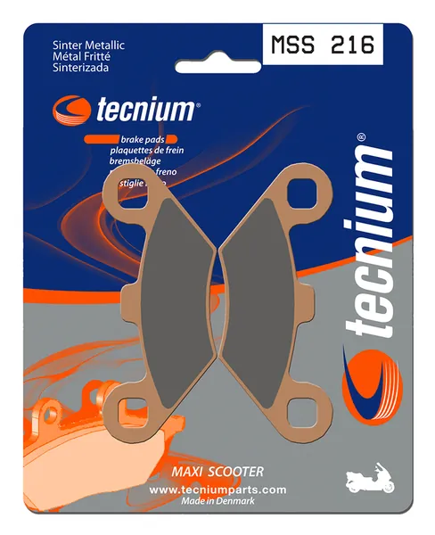 Pastillas de freno Tecnium MSS216 Sinterizadas