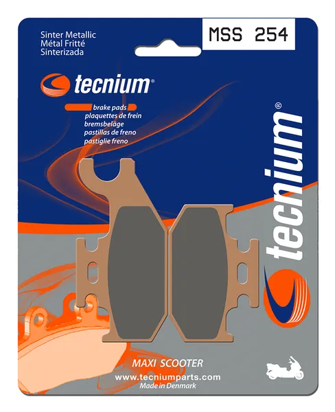 Pastillas de freno Tecnium MSS254 Sinterizadas