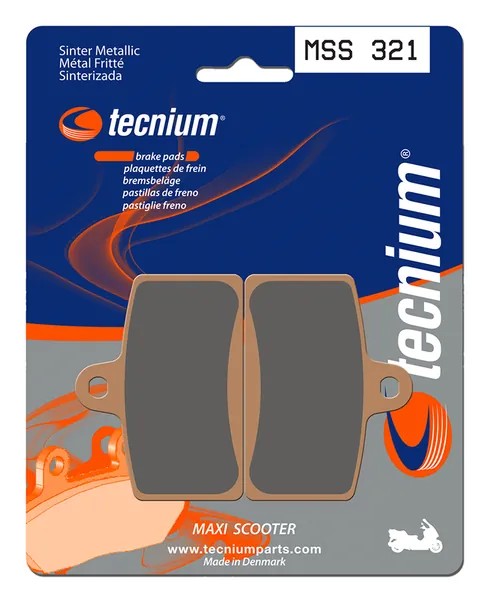 Pastillas de freno Tecnium MSS321 Sinterizadas