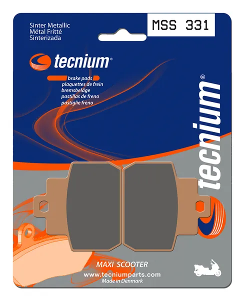 Pastillas de freno Tecnium MSS331 Sinterizadas