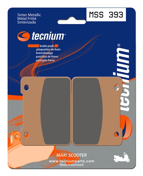 Pastillas de freno Tecnium MSS393 Sinterizadas