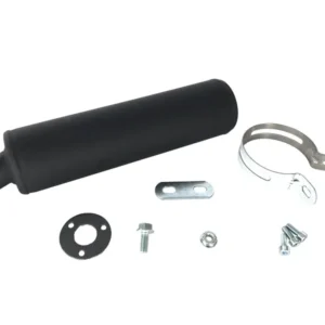 Silencioso TECNIUM acero negro Derbi / Gilera / Aprilia