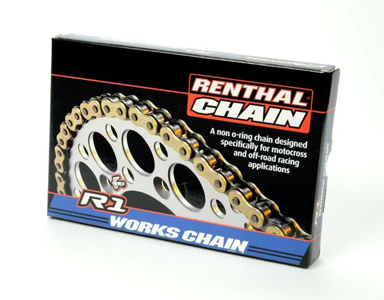 RENTH CHAIN R1 428 LO FIT, GLD/BLK, 116