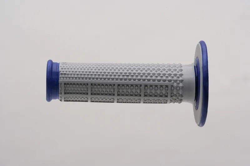 RENTHAL GRIP MX TAPERED, GRY/BLU