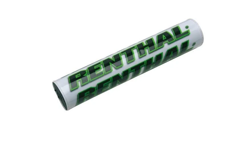 RENTHAL BAR PAD SX 240MM, WHT/GRN