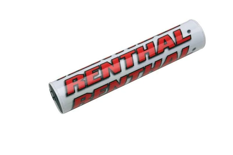 RENTHAL BAR PAD SX 240MM, WHT/RED