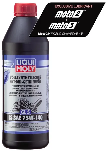 Botella 1L aceite de transmisión cardán BMW 75W-140 Liqui Moly 100% sintético API GL5