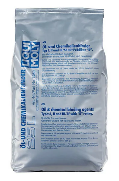 Absorbente de aceite & sustancias químicas Liqui Moly 25L