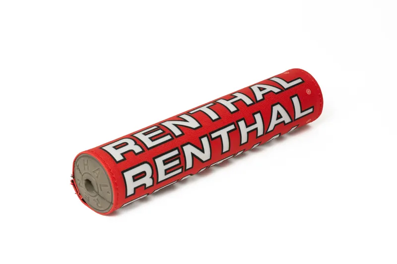 RENTHAL BAR PAD VINTAGE SX 240MM, RED/WHT