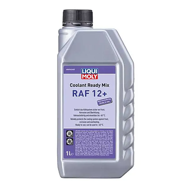 Botella de 1L líquido refrigerante anticongelante Liqui Moly Coolant Ready Mix RAF 12+
