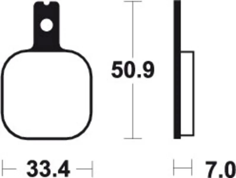Pastillas de freno Tecnium MA156 Orgánicas
