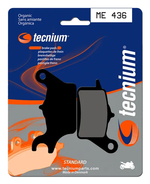 Pastillas de freno Tecnium ME436 Orgánicas