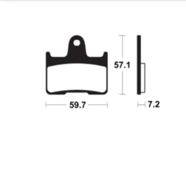Pastillas de freno TECNIUM Street Peroformance Sinterizadas - MR484