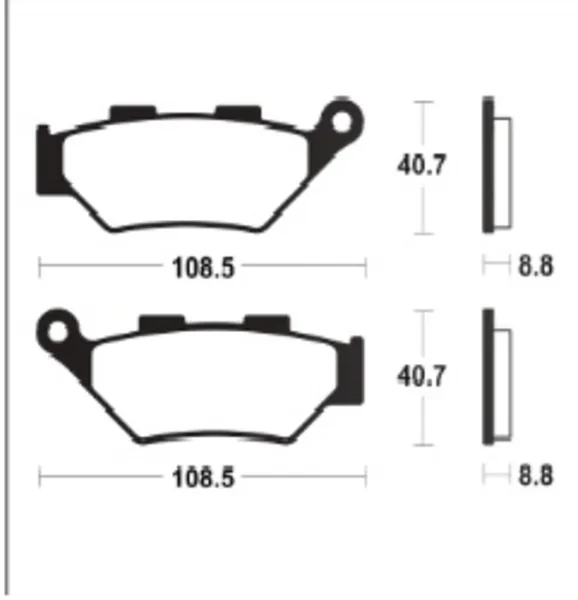 Pastillas de freno TECNIUM Supersport sinterizadas - MF483