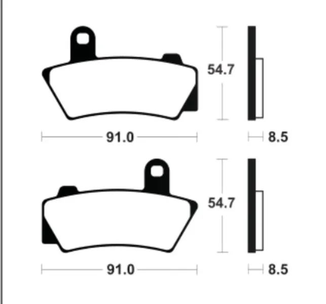Pastillas de freno TECNIUM Supersport sinterizadas - MF495