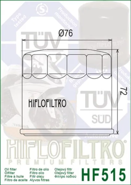 Filtro de Aceite HIFLOFILTRO - HF515