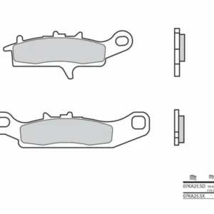 Pastillas de freno sinterizadas Brembo 07KA25SD